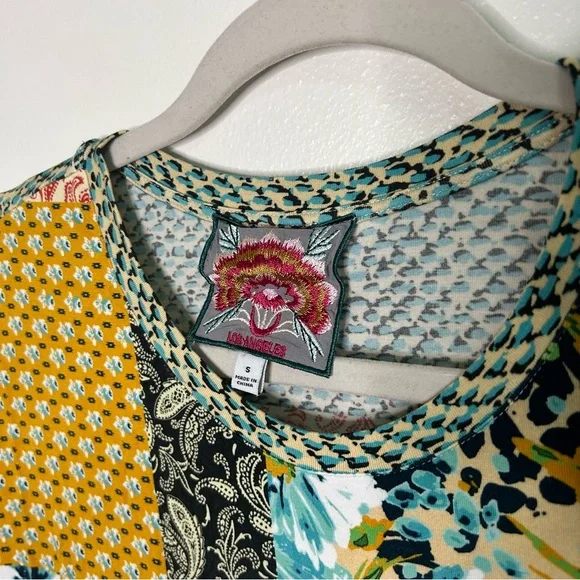 Johnny was Colorful Patchwork tshirt Dress - Picture 4 of 6